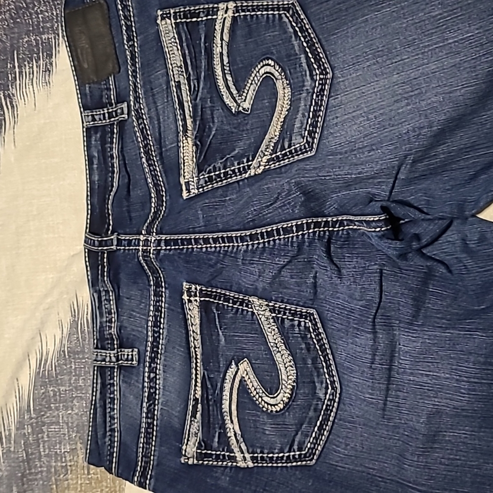 Silver jeans